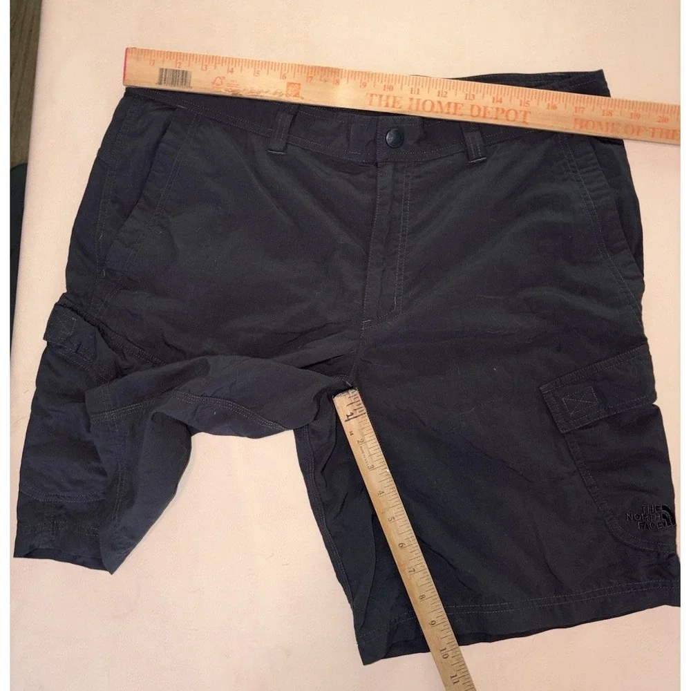The North Face Cargo Nylon Shorts 36 Dark Gray Hiking Outdoor Ripstop